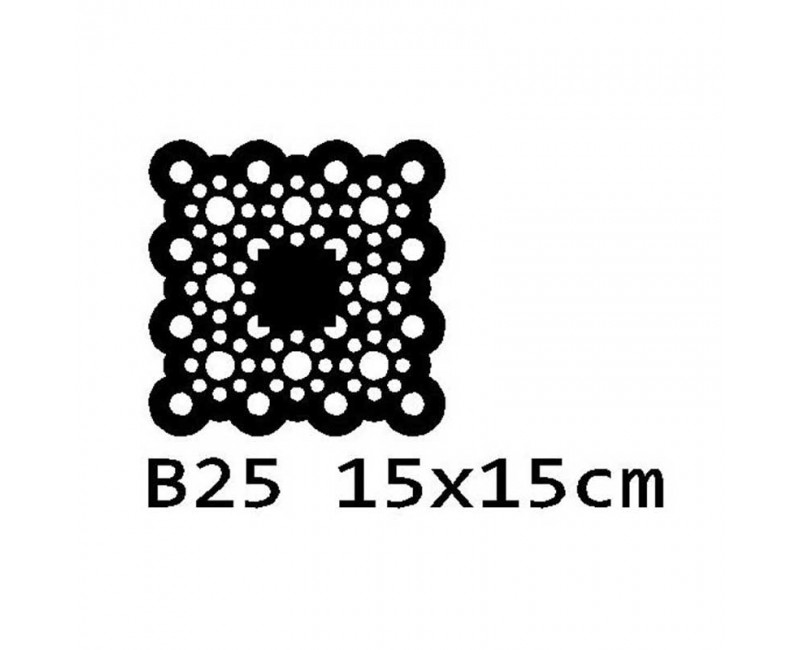 B25 15x15 cm Bieżnik obrus na stół z filcu
