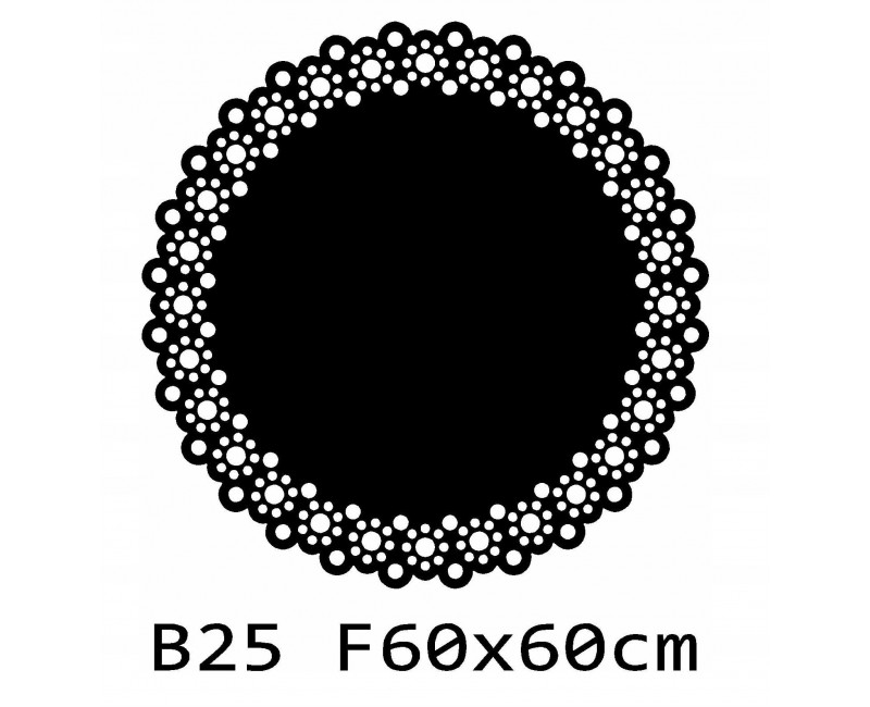 B25 FI38 Bieżnik obrus okrągły z filcu na stół