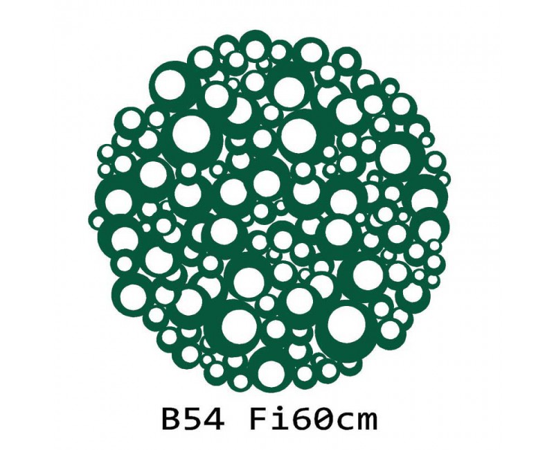 B54 FI60 Bieżnik obrus okrągły z filcu na stół